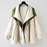 Chaqueta Oversized Para Mujer | Solapa Amplia