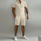 Conjunto Con Cremallera Para Hombre | Polo Corto