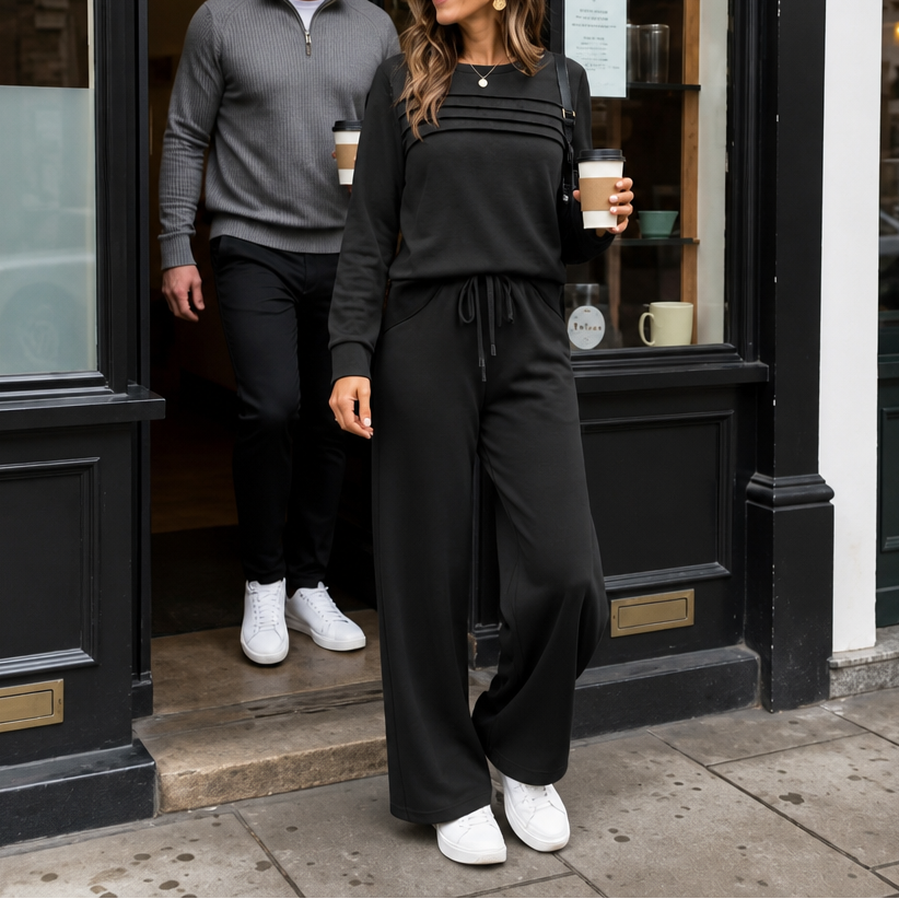 Conjunto De Loungewear Para Mujer | Pantalón Ancho · SeemSeem