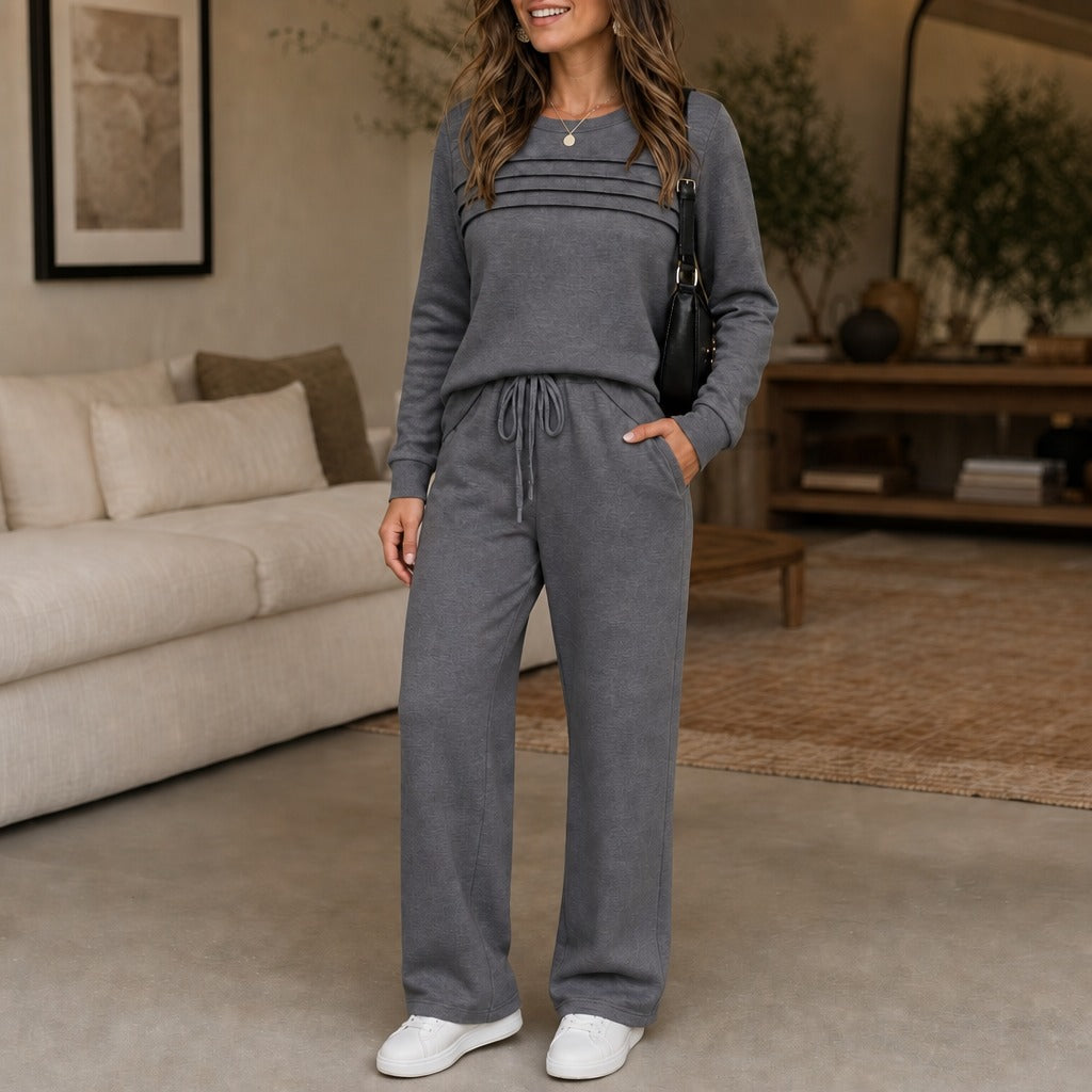 Conjunto De Loungewear Para Mujer | Pantalón Ancho · SeemSeem