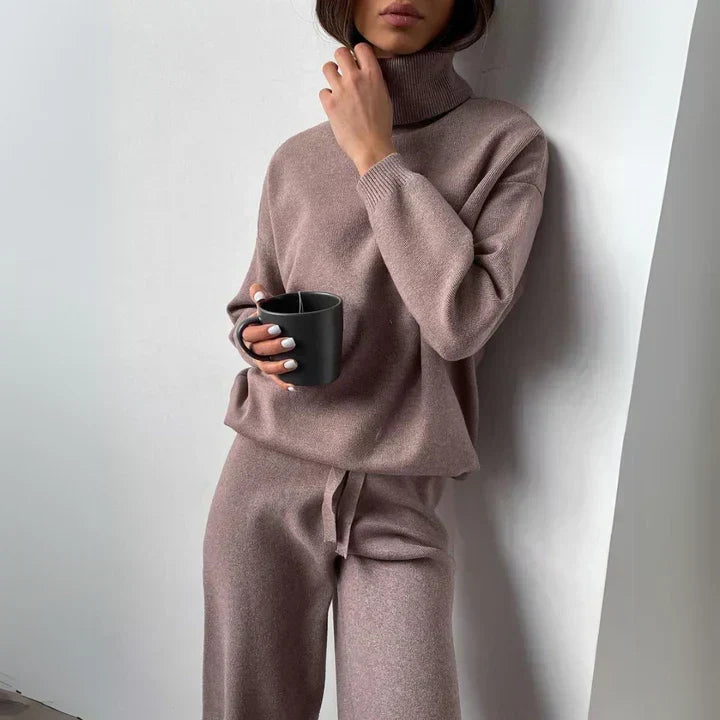 Conjunto De Punto Para Mujer | Cuello Alto · SeemSeem