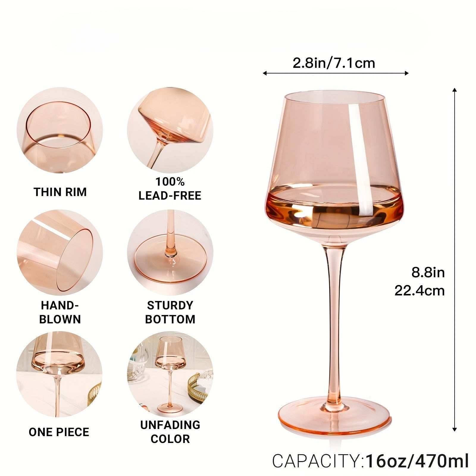 Copas De Vino Modernas | Set De Seis · SeemSeem