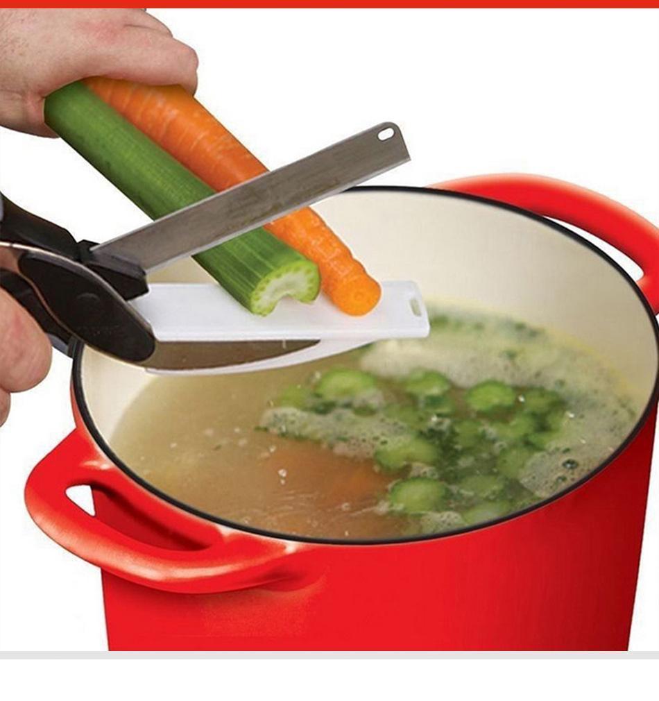 Cortador De Cocina 2 En 1 | Tijera Multiuso · SeemSeem