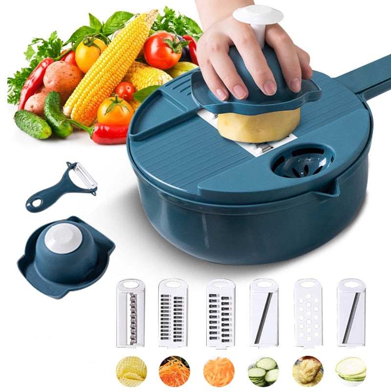 Cortador De Verduras Multifunción | Con Escurridor · SeemSeem