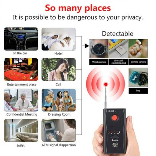 Detector De Cámaras Ocultas | Antena Ajustable · SeemSeem