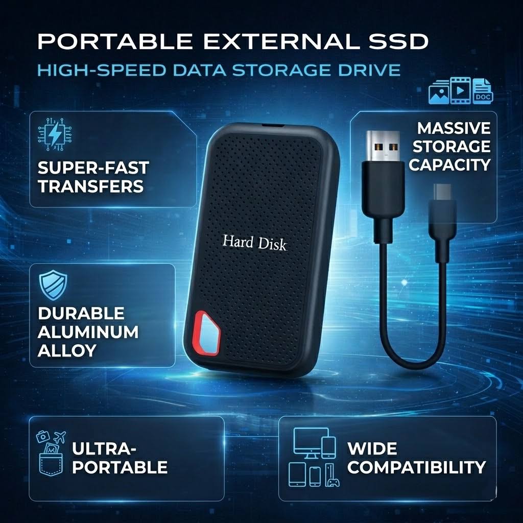Disco Duro Externo Portátil | Conexión USB-C · SeemSeem