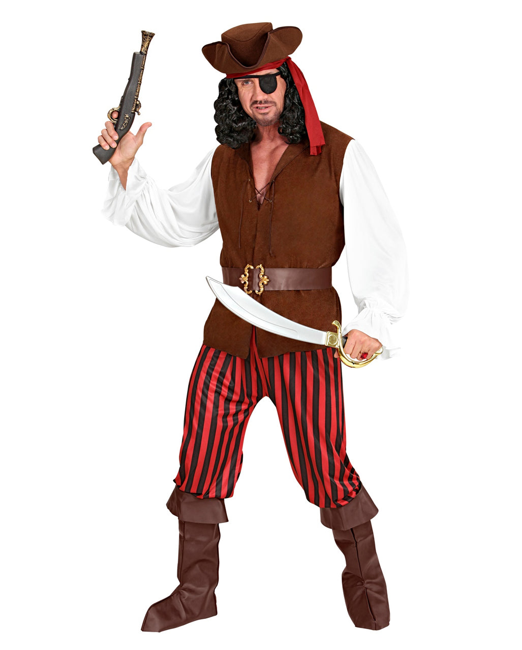 Disfraz De Pirata Para Hombre | Con Accesorios