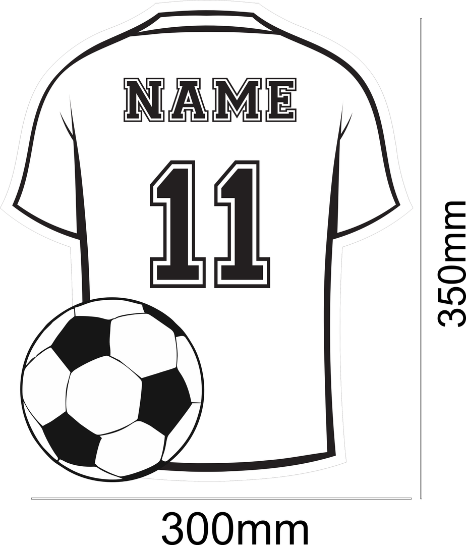 Espejo Camiseta De Fútbol | Luz LED · SeemSeem