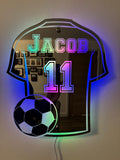 Espejo Camiseta De Fútbol | Luz LED · SeemSeem