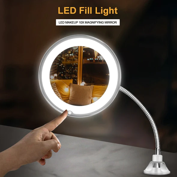 Espejo De Aumento Flexible | Luz LED · SeemSeem