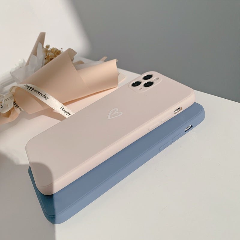 Funda De Móvil Minimalista | Estampado Corazón · SeemSeem