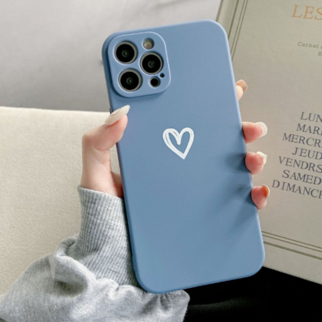 Funda De Móvil Minimalista | Estampado Corazón · SeemSeem