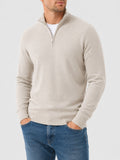 Jersey Con Media Cremallera Para Hombre | Lana Merino · SeemSeem