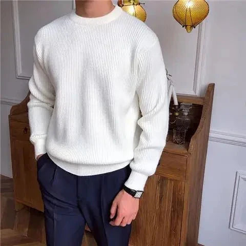 Jersey De Punto Para Hombre | Cuello Redondo · SeemSeem