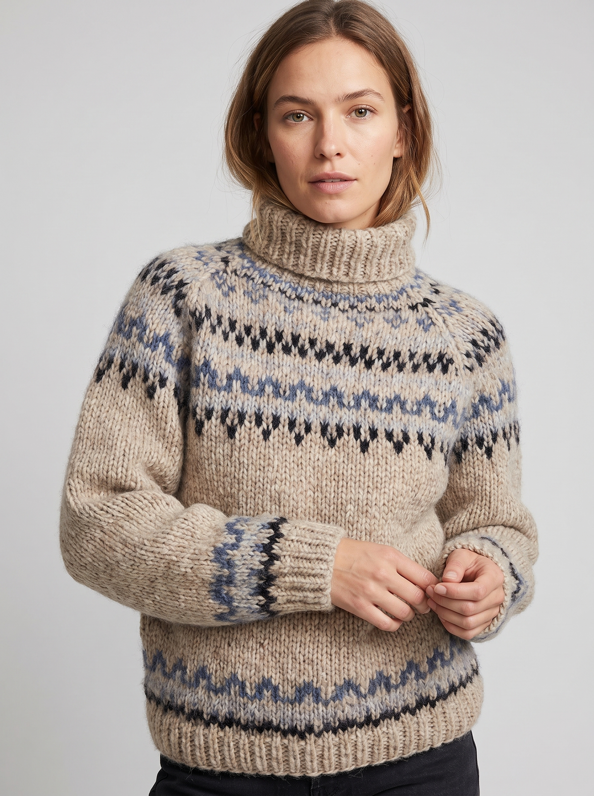 Jersey De Punto Para Mujer | Jacquard Nórdico · SeemSeem
