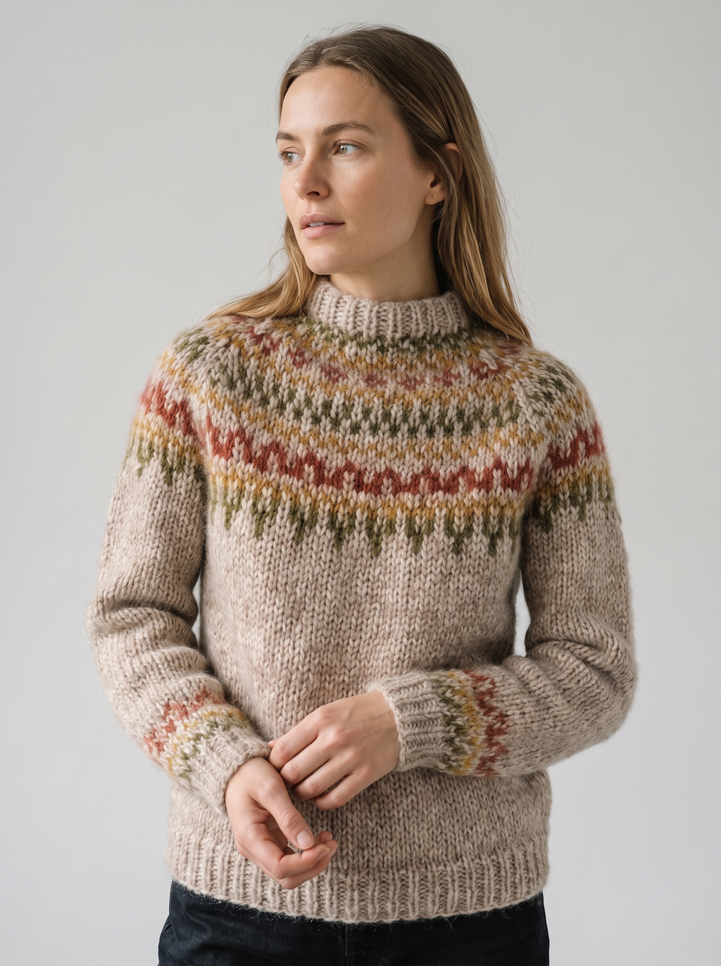 Jersey De Punto Para Mujer | Jacquard Nórdico · SeemSeem