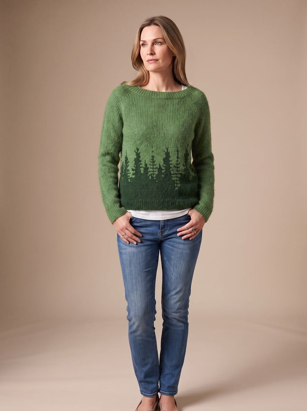 Jersey Jacquard Para Mujer | Punto · SeemSeem