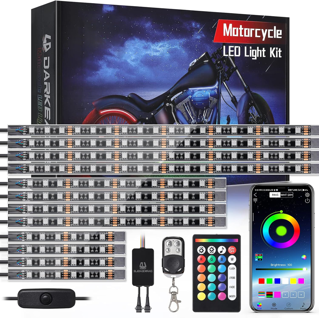 Kit De Luces LED Para Moto | Control Por App · SeemSeem