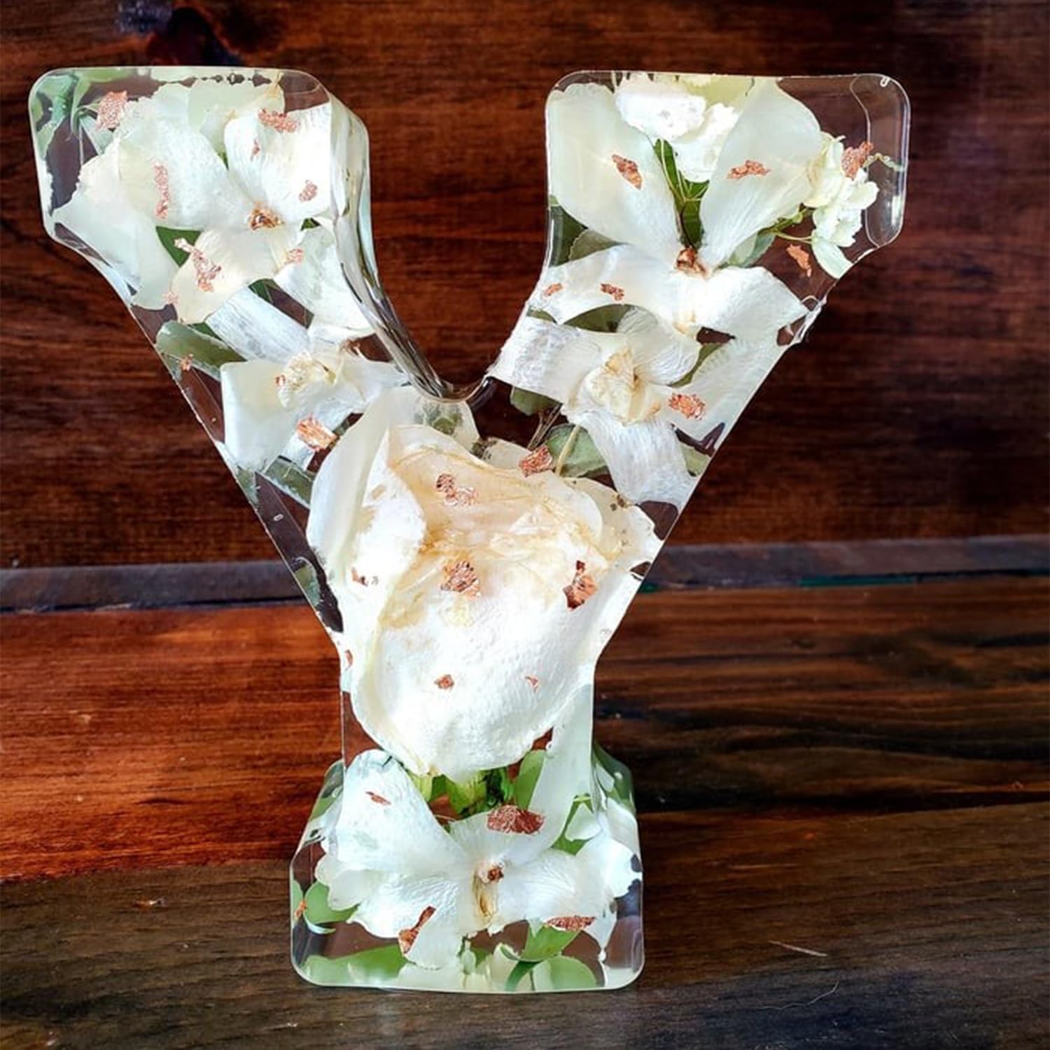 Lámpara De Letra Decorativa | Flores Prensadas · SeemSeem