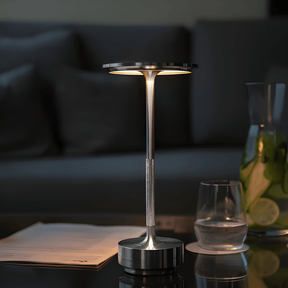 Lámpara De Mesa Minimalista | Recargable Por USB · SeemSeem