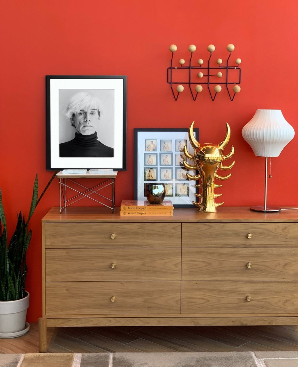 Lámpara De Mesa Nórdica | Pantalla Esférica · SeemSeem