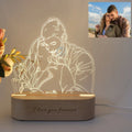 Lámpara De Mesa Personalizada | Foto Grabada · SeemSeem