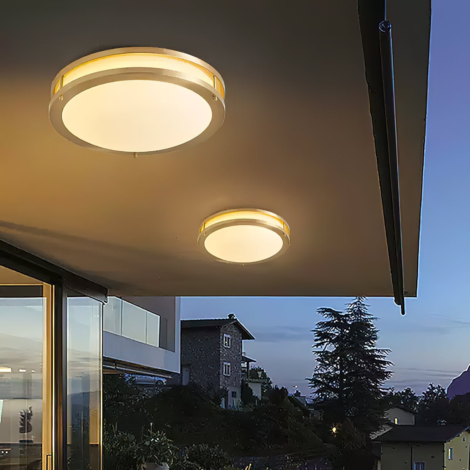 Lámpara De Techo Redonda | Luz LED · SeemSeem
