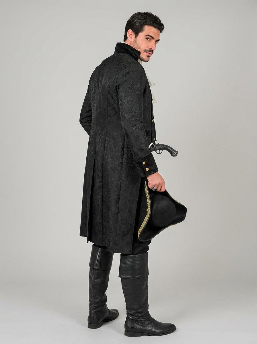 Levita Victoriana Para Hombre | Estampado Brocado
