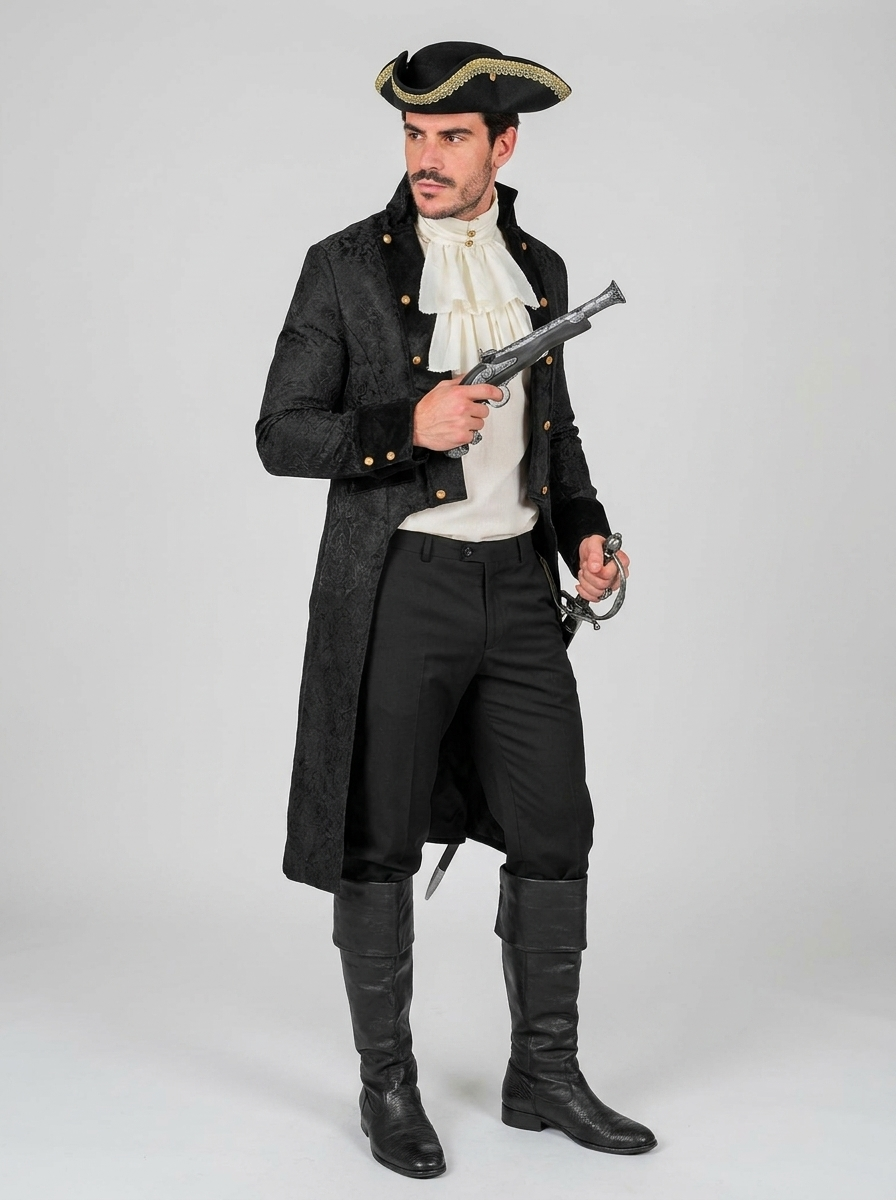 Levita Victoriana Para Hombre | Estampado Brocado
