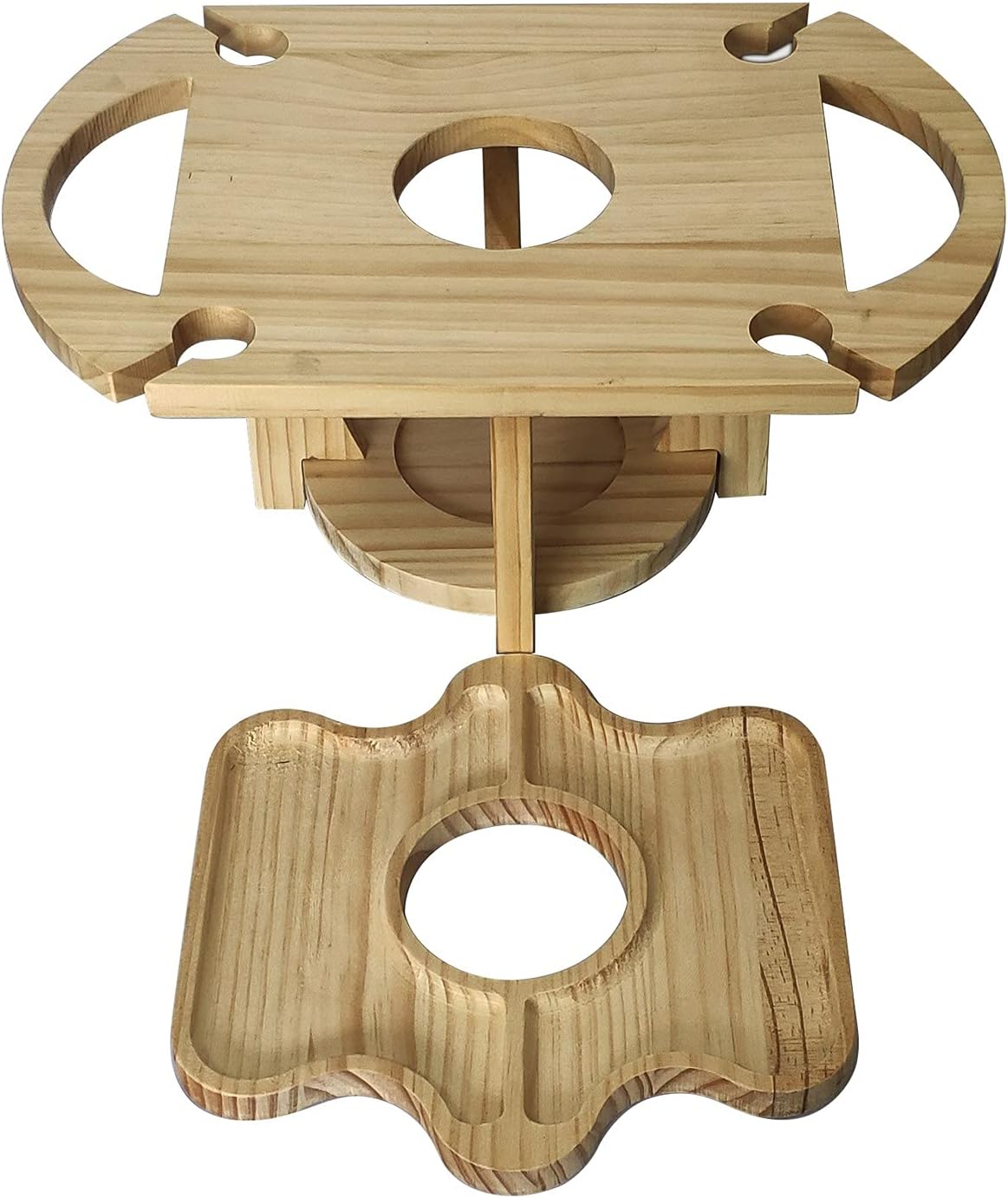 Mesa De Picnic Plegable | Portavasos De Vino · SeemSeem