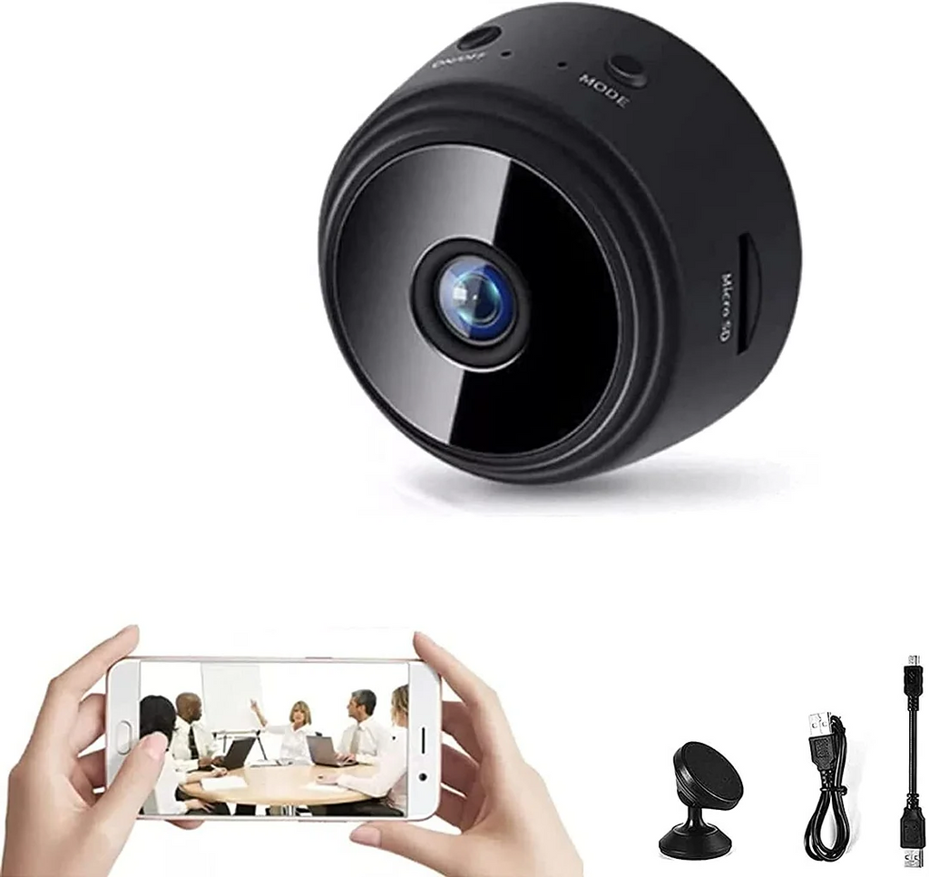 Mini Cámara WiFi | Soporte Magnético · SeemSeem