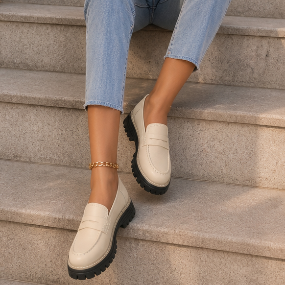 Mocasines Chunky Para Mujer | Suela Dentada · SeemSeem