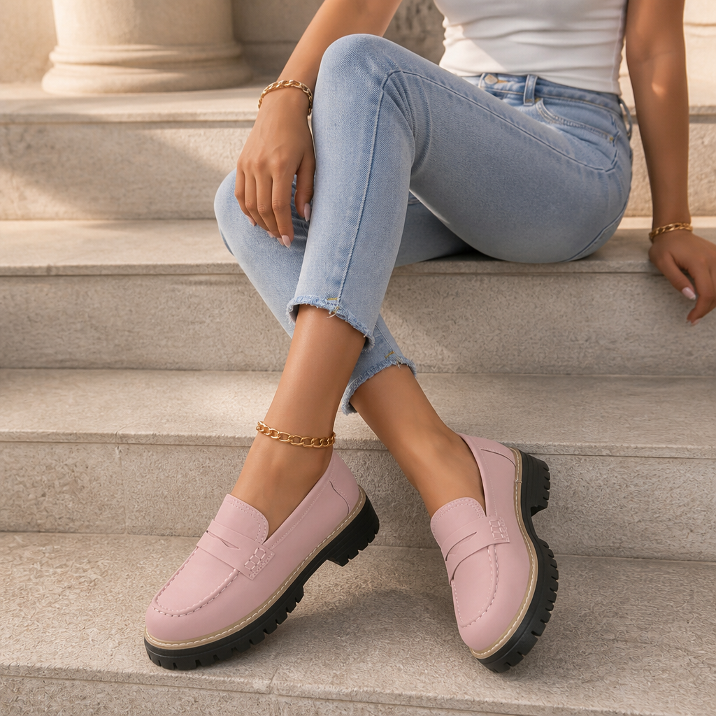 Mocasines Chunky Para Mujer | Suela Dentada · SeemSeem