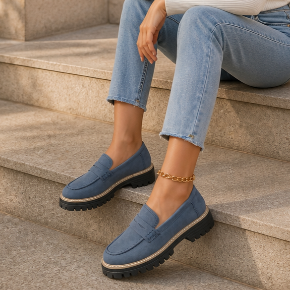 Mocasines Chunky Para Mujer | Suela Dentada · SeemSeem