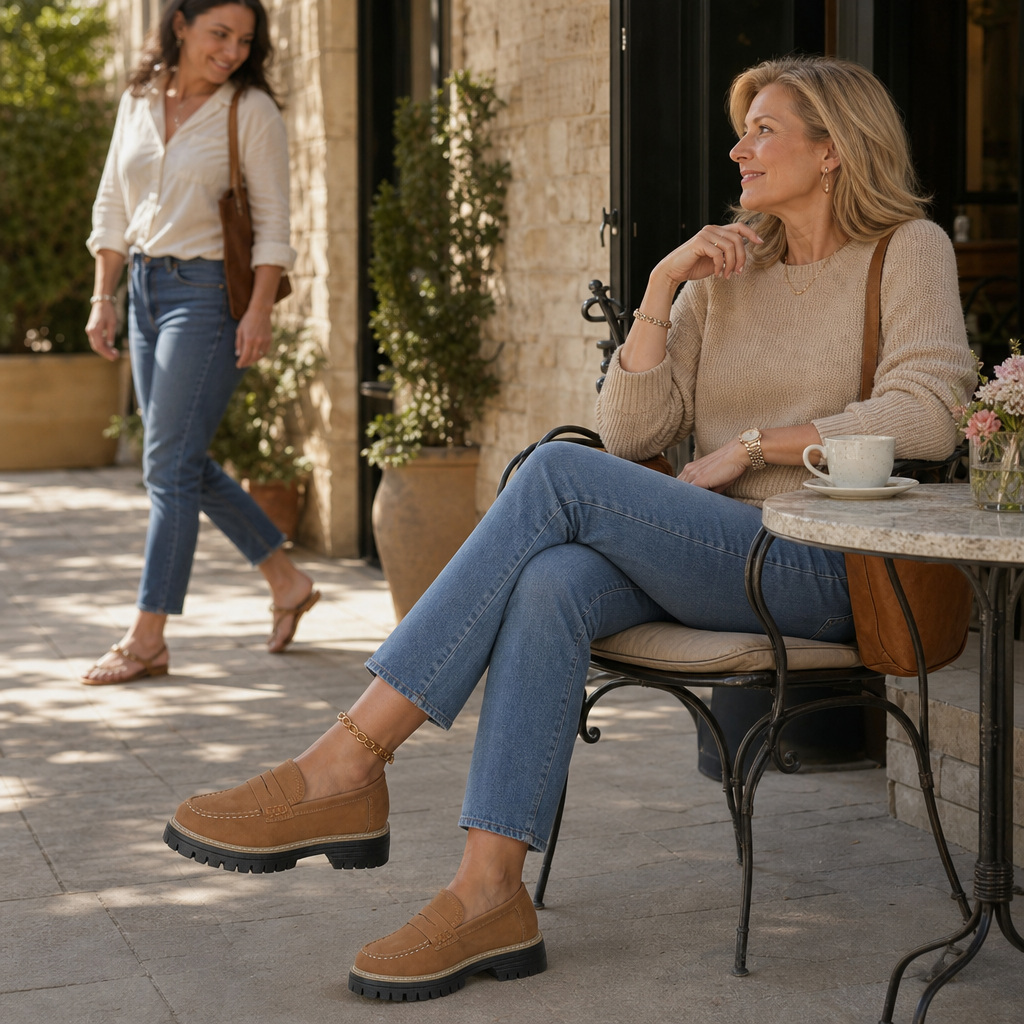 Mocasines Chunky Para Mujer | Suela Dentada · SeemSeem