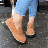 Mocasines Chunky Para Mujer | Suela Dentada