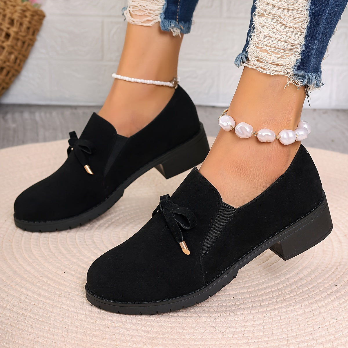 Mocasines Clásicos Para Mujer | Detalle Lazo · SeemSeem