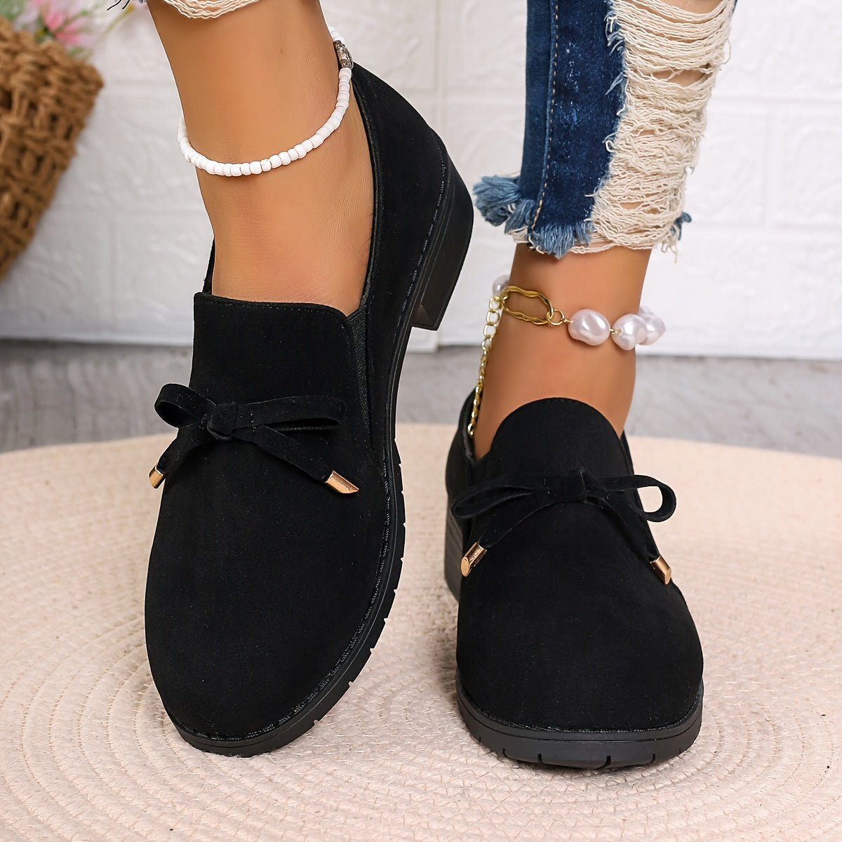 Mocasines Clásicos Para Mujer | Detalle Lazo · SeemSeem