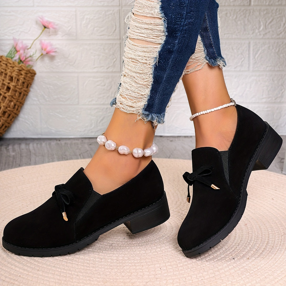 Mocasines Clásicos Para Mujer | Detalle Lazo · SeemSeem