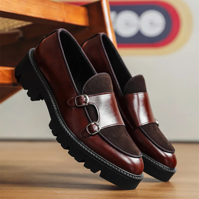 Mocasines Con Doble Hebilla Para Mujer | Plataforma · SeemSeem