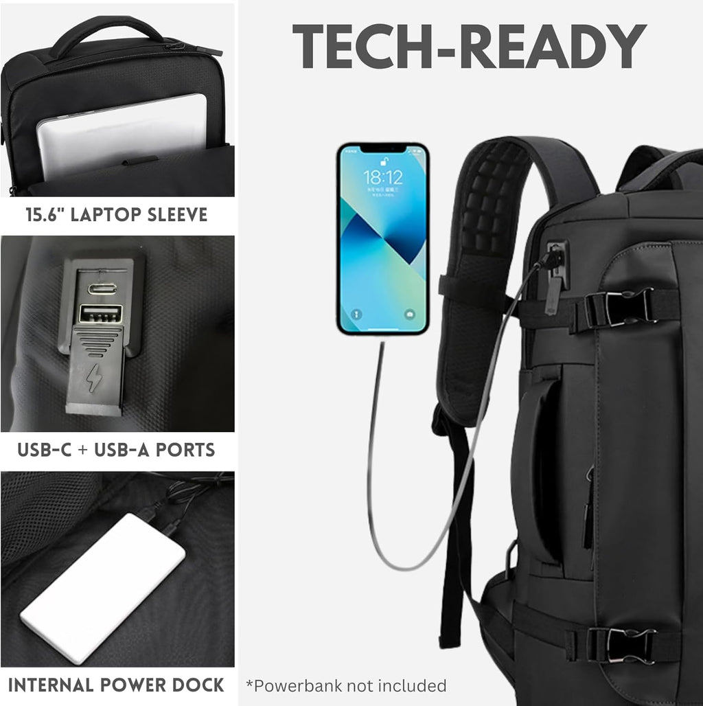 Mochila De Viaje Multifunción | Puerto USB · SeemSeem