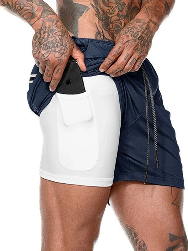 Pantalón Corto Deportivo Hombre | Bolsillo Interior · SeemSeem