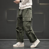 Pantalones Cargo Anchos Para Hombre | Bolsillos Laterales