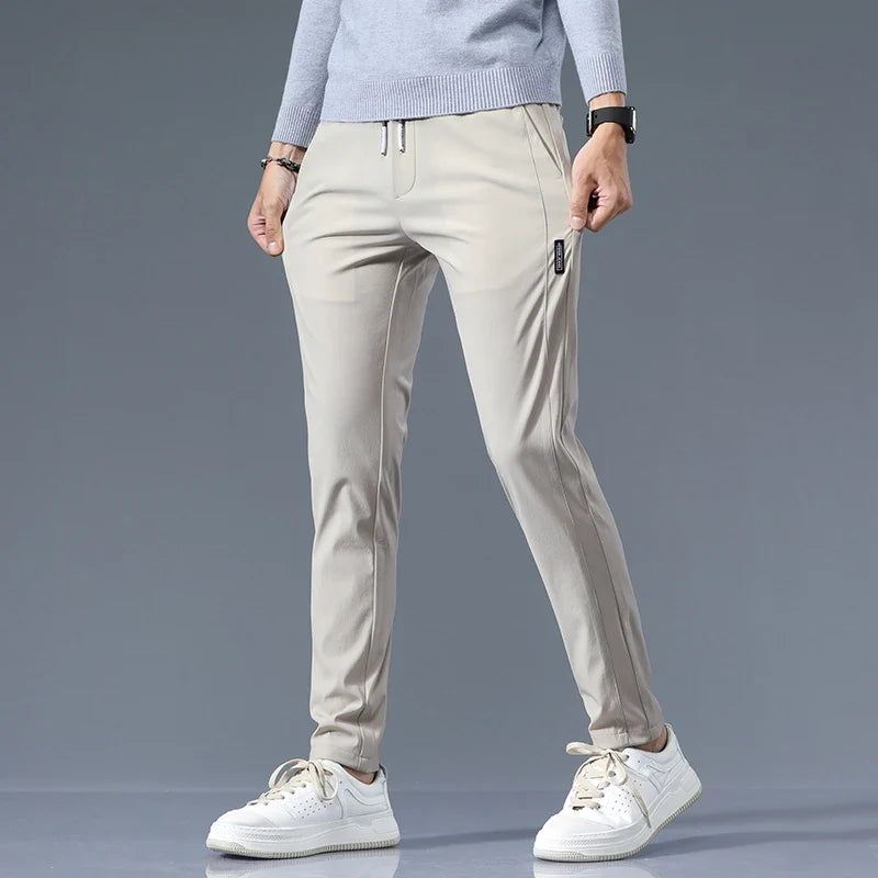 Pantalones Slim Para Hombre | Cordón Ajustable · SeemSeem