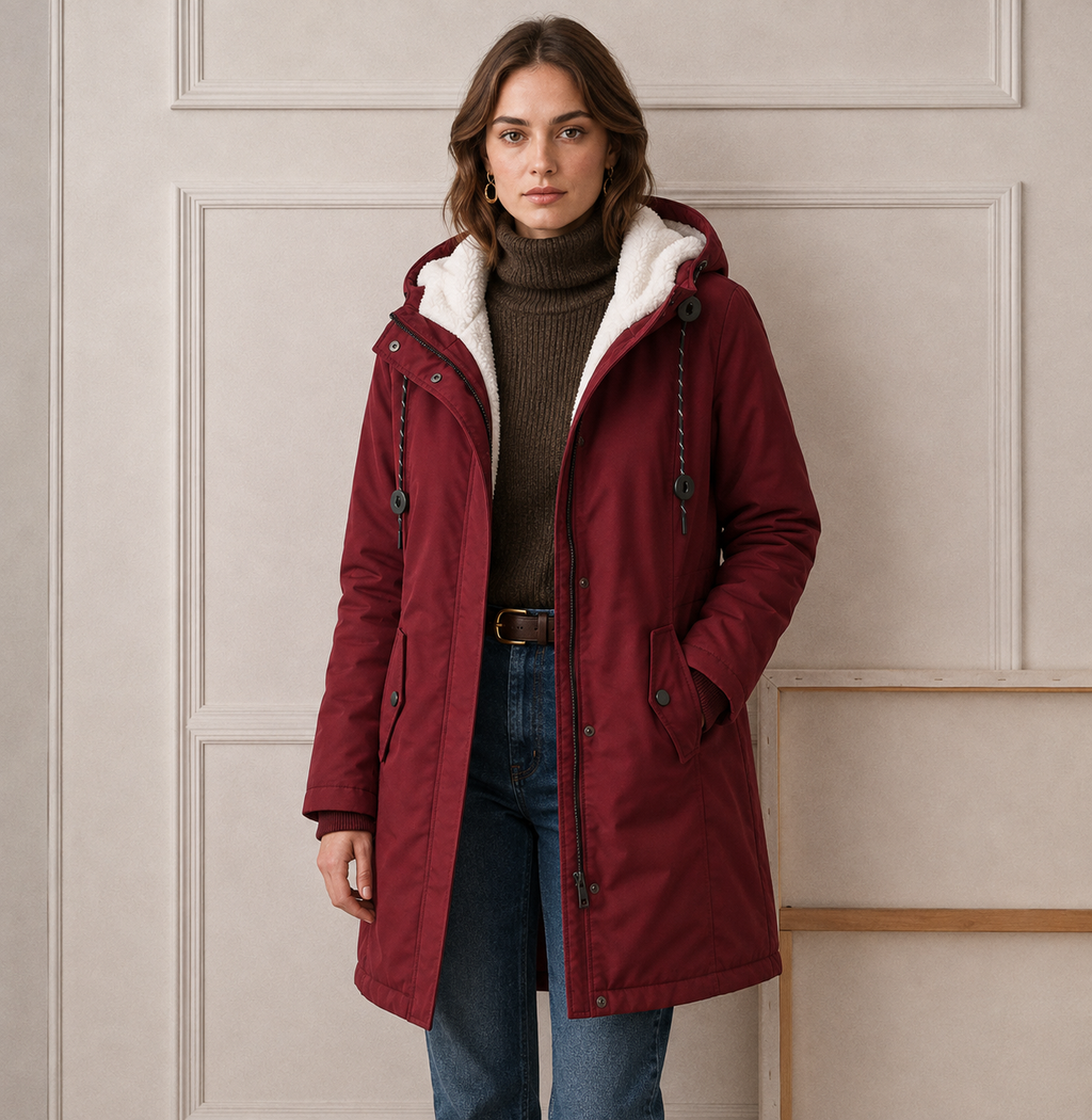 Parka Con Capucha Para Mujer | Forro Borreguito · SeemSeem