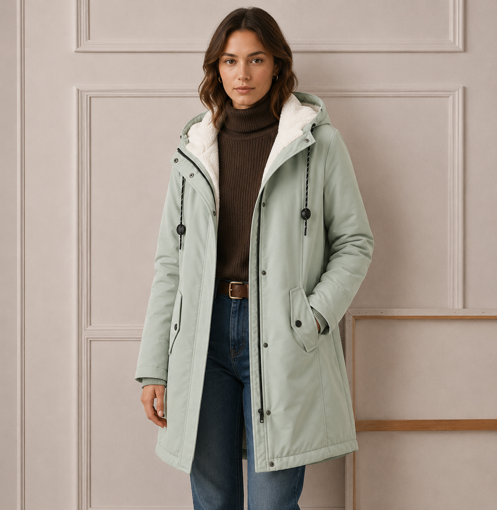 Parka Con Capucha Para Mujer | Forro Borreguito · SeemSeem