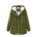 Parka Con Capucha Para Mujer | Forro Borreguito