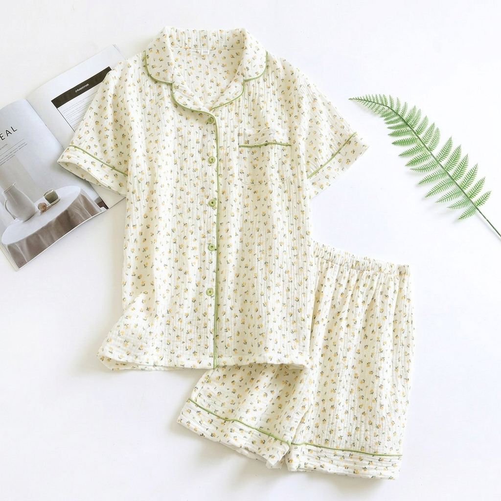 Pijama Corto Para Mujer | Estampado Frutas · SeemSeem