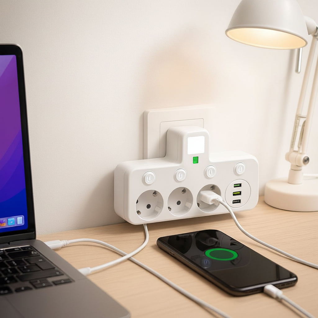 Regleta De Enchufes | Puertos USB · SeemSeem