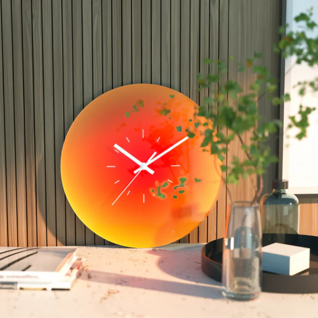 Reloj De Pared Moderno | Redondo Degradado · SeemSeem